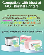 2.25 x 1.25 Thermal Labels, Self-Adhesive Address Shipping Barcode Thermal Stickers,Thermal Printer Labels Compatible with Rollo & Zebra & MUNBYN, 800 Labels for Printer, Gradient Green