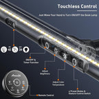 Desk Lamp for Home Office, Desk Light with Clamp, Office Lamp with Remote & Gesture Sensing, Monitor Light Bar, Adjustable Color Temperature & Brightness, 12W