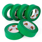 Green Painters Tape Multi-Surface Masking Tape 1.41 inch x 60 Yard, Indoor and Outdoor Painting Tape, Residue Free Easy Removal with Sharp Lines, Paint Tape for Walls, Auto, Home, 6Rolls