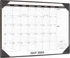 Large Desk Calendar 2025-2026 with Desktop Mat, KOPEESY 22" x 17" Desktop Calendar, 18 Months From July 2025 to December 2026, Office Supplies Desk Blotter Calendar for Home School and Office
