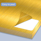 1" x 2-5/8" Address Labels- Gold Shipping Labels Stickers/Mailing Labe Stickers for Laser/Inkjet Printer, Matte- Permanent Adhesive Sticker