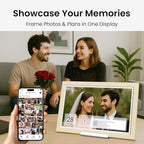 ApoloSign Digital Calendar: Electronic Calendar, Smart Touchscreen Interactive Display for Chore Chart, Family Schedules Planner, Supports All Apps via Google Play (Yellow, 15.6-inch)