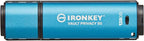 Kingston IronKey Vault Privacy 50 128GB Encrypted USB | FIPS 197 | AES-256bit | BadUSB Attack Protection | Multi-Password Options | IKVP50/128GB