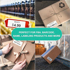 L LIKED Printable Address Labels, 1" x 2-5/8", 1,500 Labels, 30 per Sheet, Label Stickers for Envelopes (50 Sheets)