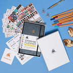 Clever Fox Planner 2nd Edition – Colorful Weekly & Monthly Goal Planner, Time Management & Productivity Organizer, Undated, A5 (Silver Black)