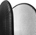 Safco Onyx Desk Organizer, 5 Tiered Vertical Compartments, Office and Classroom Mailbox , Paper and Mail Sorter, Steel Mesh, Black