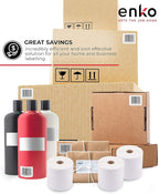 enKo (6 Rolls, 2,700 Labels) 4 x 6 Direct Thermal Address & Shipping Labels Compatible for Zebra 2844 ZP-450 ZP-500 ZP-505, Rollo, Eltron, Neatoscan
