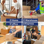 Clear Packing Tape (36 Rolls), Heavy Duty Packaging Tape for Shipping Packaging Moving Sealing, 2 inches Wide, 65 Yards Per Roll