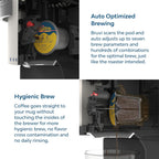 The Bundle | Single-Serve Coffee System | Includes 20 Coffee and Espresso B-Pods Coffee Brewer