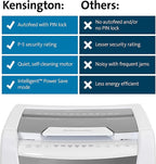 Kensington Paper Shredder - New OfficeAssist 300-Sheet Auto-Feed Micro Cut Anti-Jam Heavy Duty Shredder with 15.8 gallons Pullout Wastebasket, Lockable Chamber and 4 Casters (K52051AM)