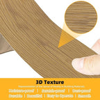 GSCIT Club Oak Wallpaper, 15.7 inch X 15ft Self Adhesive Wood Grain Repair Tape Patch for Tables, Chairs, Baseboards, Doors, Windows, Floors, Handicraft DIY.