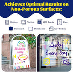 8 Pcs Liquid Chalk Markers - 7mm Assorted Colors, Washable Markers for Cars, Glass, Chalkboards, Posters, Business