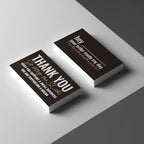 ITZAMNA Thank you for supporting small business cards Customer appreciation note cards Pink Script with Heart Pack of 100 black