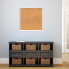 Amanti Art Natural Cork Board for Wall, 27x27 Vision Board with White Frame, Large Corkboard Office Decor for Home Organization, Modern Corkboard Pinboard to Display Items for Home Organization in