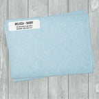 White Bold Rolled Address Labels/Roll of 500 Personalized Address Labels/Designer Return Address Stickers in Elegant Plastic Dispenser