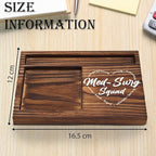 Med Surg Squad Gifts Sticky Note Holder Wooden, Thank You Gifts for Med Surg Medical Surgical Nurse, Appreciation Gift for Nursing National Nurses Week Self-Stick Note Pad Holders Desk Organizer TZP37