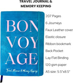 Travel Journal – Itinerary Planner Organizer & Traveling Memory Diary for Women and Men, Travel Log Book for 6 Trips with Packing Lists, Notes & Reflections, A5 Size (Undated)