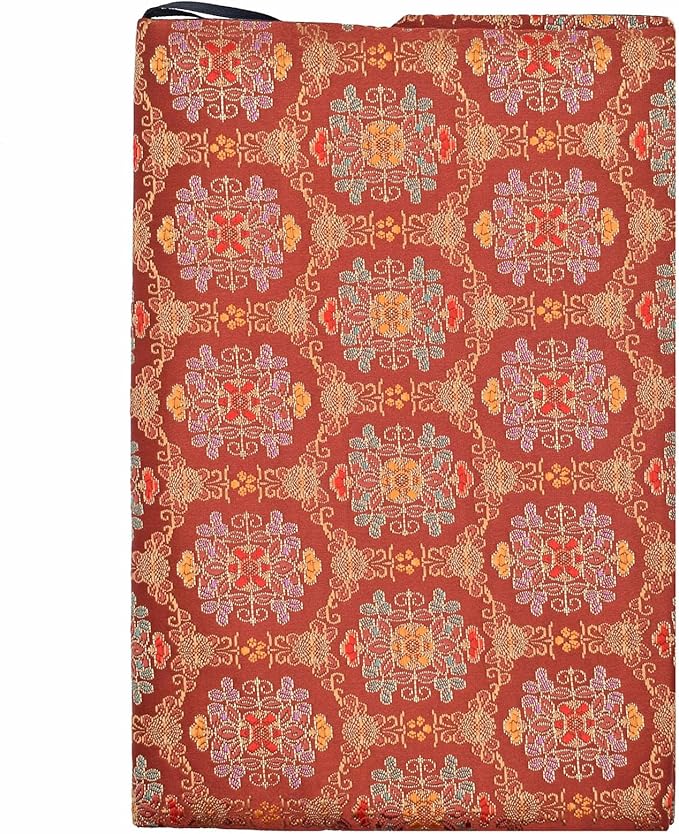 BLBMH Book Covers for Paperbacks Fit for 5.5x8.5 inch Adjustable Book Sleeve Cover for Women Over 15 Soft Cloth Protector for Novels Notebook - Flower Red 8.5in