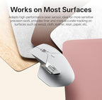 Rapoo MT760 PRO Wireless Mouse, NearLink + Bluetooth 5.0 Multi-Device, 12K DPI, 2K Polling, Ergo for Work & Gaming, 11 Programmable Buttons, On-Board Memory, Quiet Clicks, USB-C, 120 Days Battery Life