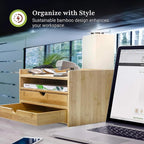 Prosumer's Choice 3-Tier Desktop Organizer, Desk Accessories - Letter Tray for Home or Office - Desk Organization with US Letter Paper Size Drawers for Folders, Mail Organizer, Document Holder