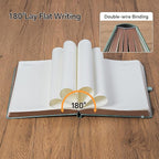 ZXHQ A4 360 Pages Lined Journaling Notebooks with Pen, Journals for Women Men Writing Notebook, Brown Edge, Hardcover, A4 Size 8.5'' x11'' Grey