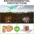 HexcelWrap Mini - Honeycomb Packing Paper, Eco-Friendly, Sustainable Paper Bubble Wrap for Shipping & Moving, Cushioned Packing Material in Dispenser - Natural, Pallet of 40, 12" x 750'