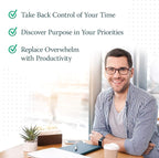 Roterunner Purpose Planner Notebook B5 7.5”x9.8” Undated Planner 2025 Daily Weekly and Monthly Productivity Goal Setting Tool for Work Home