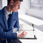 Ensight 2025-2026 HARDCOVER Leather Planner Weekly & Monthly - 8.5x11 Inches - Academic Planner Business Personal or Student - Pen Holder, Thick Paper, July 2025 - June 2026 (Green)