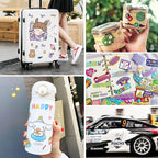 Gwybkq Glossy Sticker Paper Printable Vinyl for Inkjet Printer, 80 Sheets Labels Waterproof Decal Paper