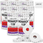 Perco USE by Labels for Monarch 1136 Price Gun – Case of 8 Sleeves, 112,000 Marking Labels Value Pack