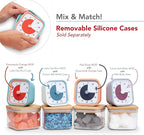 TIME TIMER Home MOD Color Cases - for Classroom Learning, Homeschool Study Tool, Student Desk Clock and Office Meetings with Silent Operation (2-Pack), Orange & Blue Pack