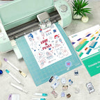 Gwybkq Glossy Sticker Paper Printable Vinyl for Inkjet Printer, 80 Sheets Labels Waterproof Decal Paper