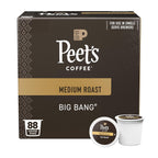 Peet's Coffee, Medium Roast Single Serve Coffee Pods - Big Bang 88 Count (4 Boxes of 22 Pods)