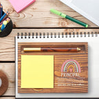 Principal Sticky Note Holder, Principal Appreciation Gifts, Teacher's Day Thank You Gifts for Principal, School Principal Desk Self-Stick Note Pad Holders TZP58