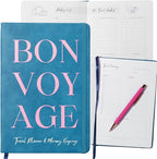 Travel Journal – Itinerary Planner Organizer & Traveling Memory Diary for Women and Men, Travel Log Book for 6 Trips with Packing Lists, Notes & Reflections, A5 Size (Undated)