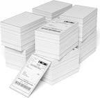 Direct Thermal Label-Shipping Label 4x6-NefLaca Thermal Printer Sticker 4"x6"-Mailing Label,Compatible with Rollo,Nelko,Zebra. MUNBYN Printer,Fanfold Shipping Label(4 Packs of Total 8000 Labels)