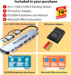 HP 21.5" FHD All-in-One Desktop Computer, 32GB RAM 1.5TB Storage (1TB SSD+512GB Docking Station Set), Dual-Core Intel Celeron, Windows 11 Pro with Microsoft Office Home & Business Included, Snow White