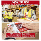 SWRT 2.7Mil Thick Ultra Clear Packing Tape, 24 Rolls Heavy Duty Packaging Tape for Shipping Packaging Moving Mailing, Thicker Sealing Tape-1.88" x 60 Yards Per Roll, 1440 Total Yards