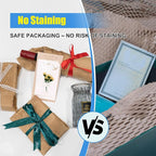 Honeycomb Packing Paper for Moving Breakables 12" x 295 FT Bulk Packing Materials for Household, Bubble Cushioning Wrap Roll Eco Friendly Packaging Shipping Supplies for Dishes