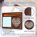 School Psychologist Gift Self-Stick Note Pad Holders, School Psychologist Gifts for Women, School Psychologist Office Gift, Thank You Gifts for School Psychologist School Counseling SD129