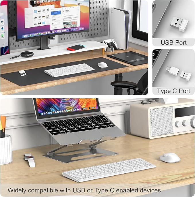 FENIFOX Wireless Keyboard Mouse Combo, Ergonomic Rechargeable Silent Quiet Slim Compact Full-Size USB C with Number Pad Flat Soft Cover for PC Computer Laptop Mac MacBook iMac TV Windows OS - White