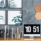 Ctosree Acrylic File Organizer for Desk Vertical 15 Compartments File Sorter Mail Organizer Desktop Countertop Folder Stand Racks for Office Home School Desk(Rectangle,Clear)