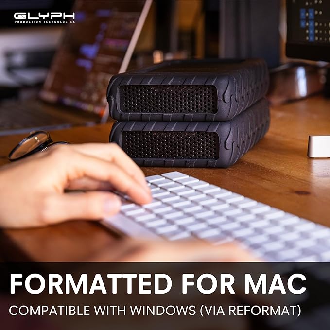 Glyph BlackBox Pro External Hard Drive 7200 RPM, USB-C (3.1,Gen2) (8TB)