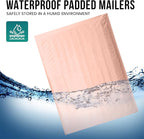 Levex - #0000 4" x 6" [10 Pack] Light Pink Poly Bubble Mailers, Padded Envelope Mailers, Packing Envelope & Mailing Bags for Shipping