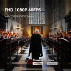 Tenveo VLoop 11X Optical Zoom PTZ Camera Conference Camera, USB3.0/HDMI FHD 1080P 60FPS, for Video Conferencing Live Streaming Church Services Worship Events Business Meeting, Red Dot Design Winner