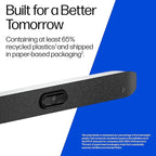 Poly Studio V12 – USB Video Bar for Small Rooms - 4K 20MP Camera, AI-Enhanced Audio, Noise Cancellation, Poly Lens Management - Microsoft Teams, Zoom & Google Meet Compatible - Thoughtfully Made