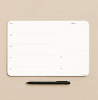 Weekly Planner Pad, Weekly To Do List Notepad, Tear Off Undated Weekly Planner Notepad, 50 Sheets, A4 Size (8,3" X 11,7"), Premium Thick Paper with Cardboard Back Support, Weekly Desk Planner by CLEVER SIGNS