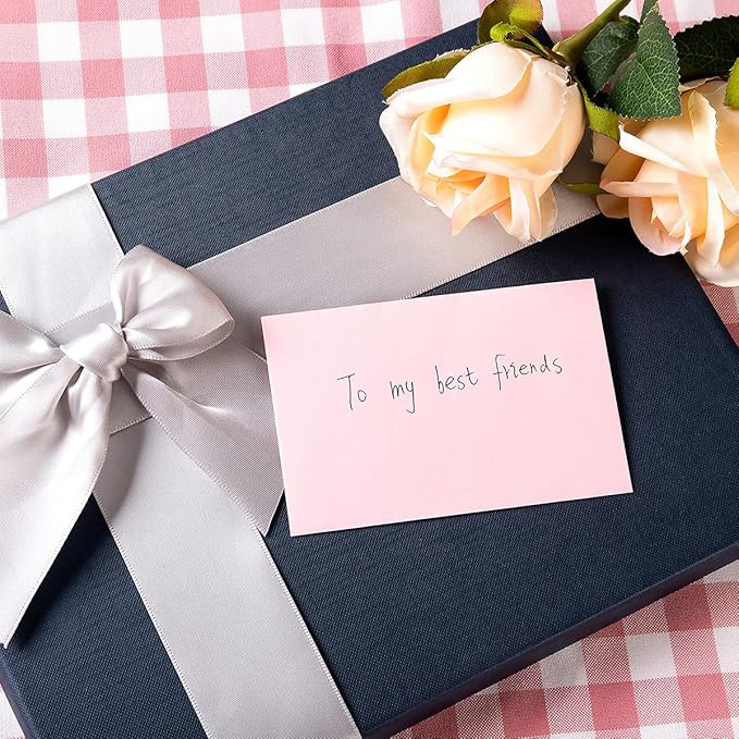 120 Pack Mini Envelopes Small Envelopes Self-Adhesive Kraft Paper Tiny Pockets for Business Cards Christmas Holiday Small Gift Cards Invitations Cards(4.13"×2.76") (Black)