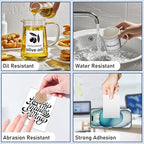 M100 Square Label 1.96'' x 3.14'' (50x80mm), Compatible with Label Maker M110/ M220/ M221/ M120/ M250/M260, White, 100 Labels/Roll, Multi-Purpose Adhesive Thermal Labels, Black on White