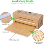 Beric Honeycomb Paper Cushioning Wrap - Packing - Shipping Supplies - Packing Paper - Boxes For Packaging - Alternative To Bubble Wrap Roll - Packing Paper For Moving - 15" X 328'